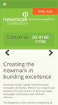 Mobile Screenshot of newmark.com.au